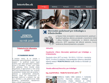 Tablet Screenshot of intertribo.sk
